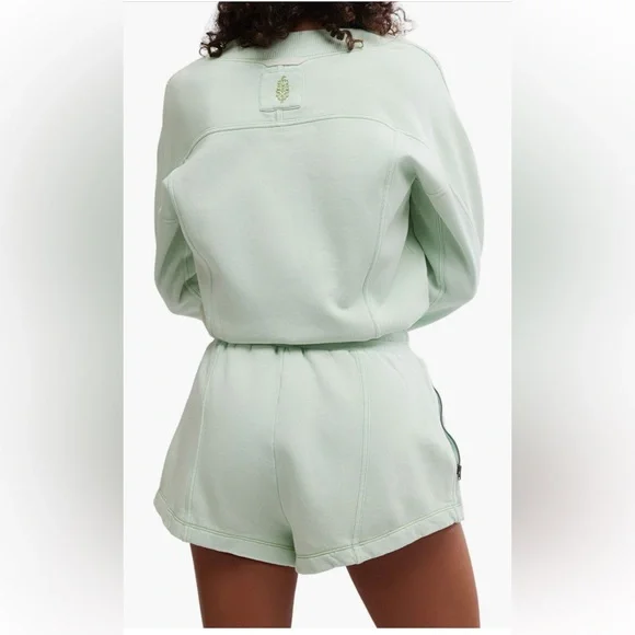 Last 1! NWT Free People x FP Movement Intercept Romper in Mint - Picture 4 of 15